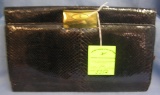 High quality snakeskin purse