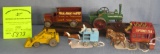 Collection of die cast vehicles including Matchbox