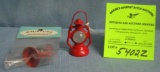 Pair of miniature lanterns one with original package