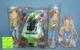 Group of vintage toy story toys and collectibles