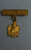 Early military medal titled Auroras Grata