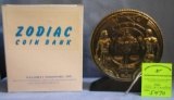 Vintage Libra coin bank mint with original box