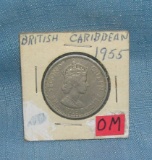 British Caribbean half dollar coin