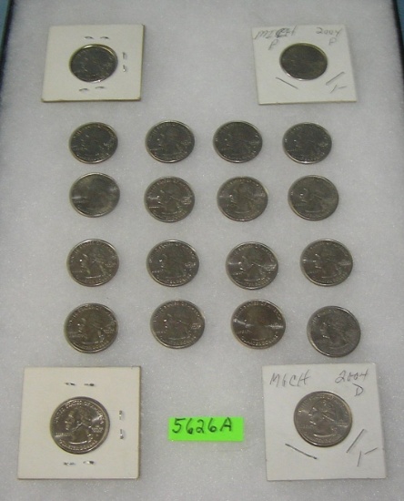 Group of US state quarters