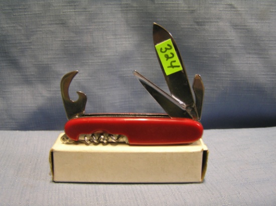 Modern Swiss Army knife with original box