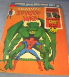 The Amazing Spiderman record and comic book