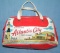 Vintage Atlantic City vinyl souvenir bag