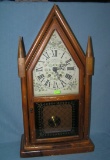 Cathedral style shelf clock