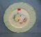 Great early hand painted floral Limoges plate