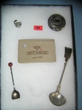 Group of sterling silver, silver plate and more