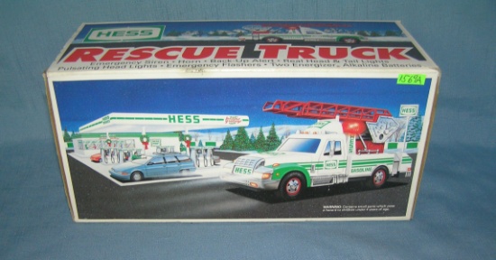 Vintage HESS rescue truck with original box