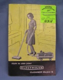 Vintage Electrolux vacuum cleaner catalog