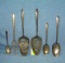 6 pieces of vintage silver plate serving pieces