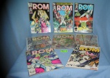 Group of vintage Marvel Rom comic books
