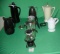 Vintage coffee, tea or hot choclate pots and warmers