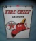 Texaco fire chief gasoline retro style advertising sign