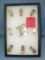 Collection of vintage gold plated money clips