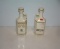 Pair of Austrian oil and vinegar decanters