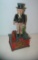 Vintage hand painted Uncle Sam mechanical bank