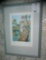 Water color style framed art work