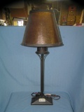 Antique style wrought iron table lamp