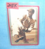 Carl Hubble retro style style baseball card