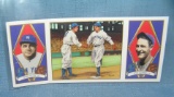 Babe Ruth and Lou Gehrig reprint baseball card