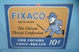Fixaco throat convection retro style advertising sign