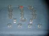 19 piece all glass high quality miniature set