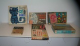 Large group of vintage games and puzzles