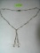 Antique crystal necklace