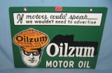 Oilzum Motor Oil retro style advertising sign