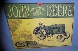John Deere retro style advertisiing sign