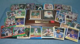 Ryne Sandberg all star baseball cards and plaque