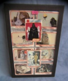 Collection of vintage Star Wars collector cards