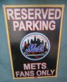 Mets Fans Only retro style advertising sign