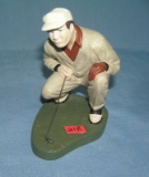 Classic golfer figural display piece