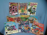 Collection of vintage Marvel Fantastic 4 comic books