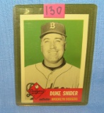 Duke Snider all star retro baseball card