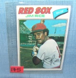 Early Jim Rice all star baseball card