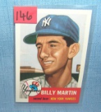 Billy Martin all star retro baseball card