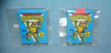 Teenage Mutant Ninja turtles unopened wax pack card packs