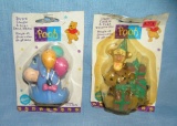 Pair of early Disney figural character candles