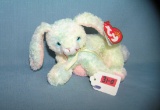Vintage cotton ball Beanie Baby rabbit