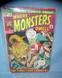 Where Monsters Dwell early Marvel comic book