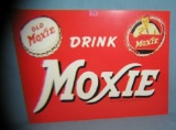 Drink Moxie retro style advertising sign