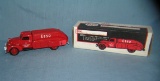 Esso tanker truck coin bank all cast metal