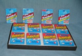 Collection of unopened baseball card packs