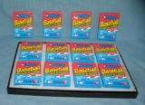Collection of unopened baseball card packs