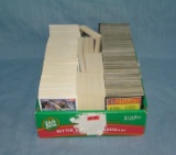Large box full of vintage baseball cards